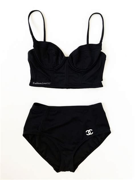 chanel swimsuit two piece